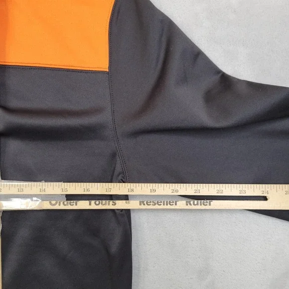 Cincinnati Bengals Pullover Mens Small Black Orange NFL Team Quarter Zip Sweater - Picture 7 of 8